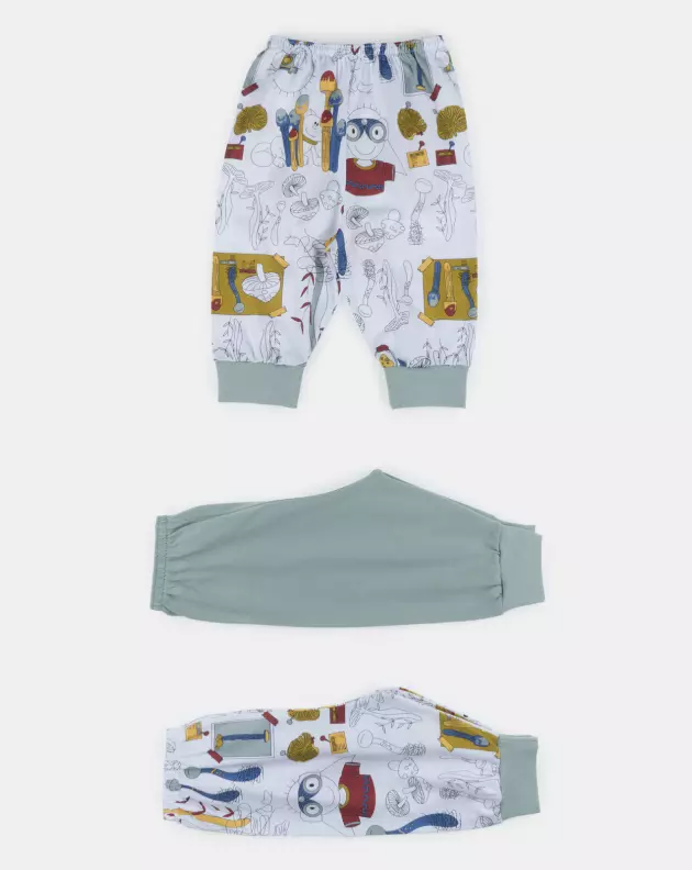 Kit mijão Bebê Menino longo Estampado