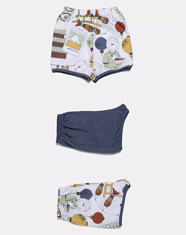 Kit Mijão Masculino Bebê Curto