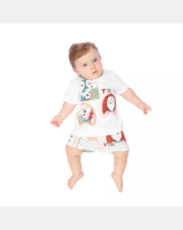 Pijama manga curta e short      