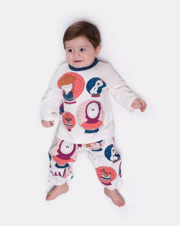 Pijama Manga Longa e Calça