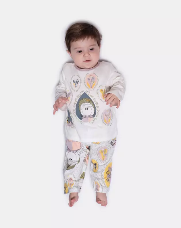 Pijama Manga Longa e Calça