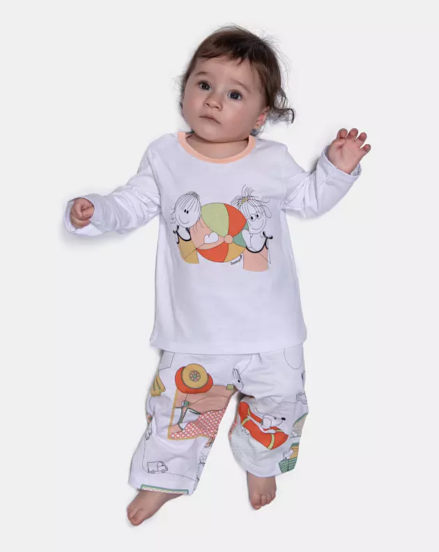 Pijama Manga Longa e Calça