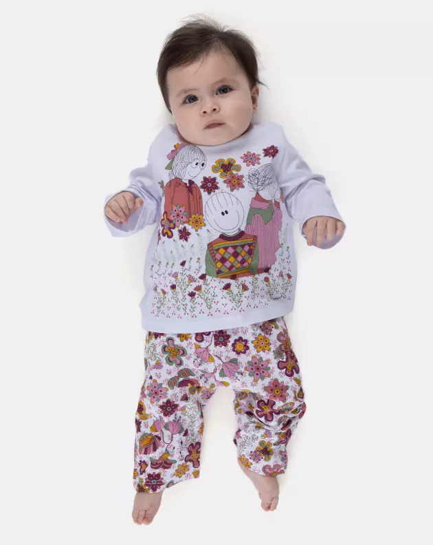 Pijama Manga Longa e Calça