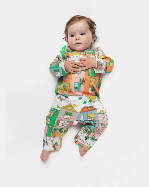 Macacão Feminino Bebe Manga Longa