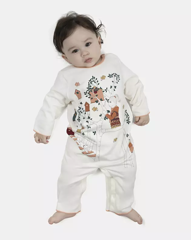 Macacão Feminino Bebe Manga Longa Moletinho