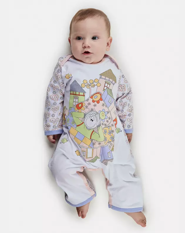 Macacão Feminino Bebe Manga Longa
