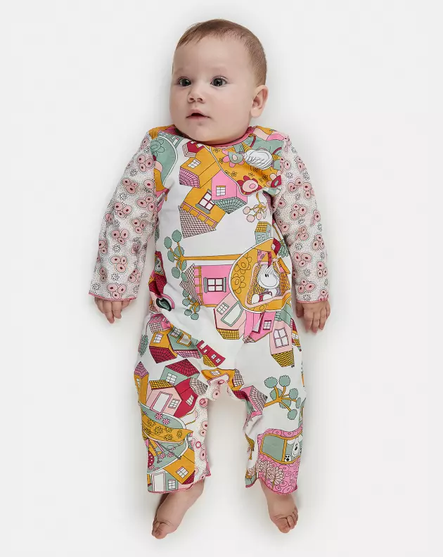 Macacão Feminino Bebe Manga Longa Moletinho