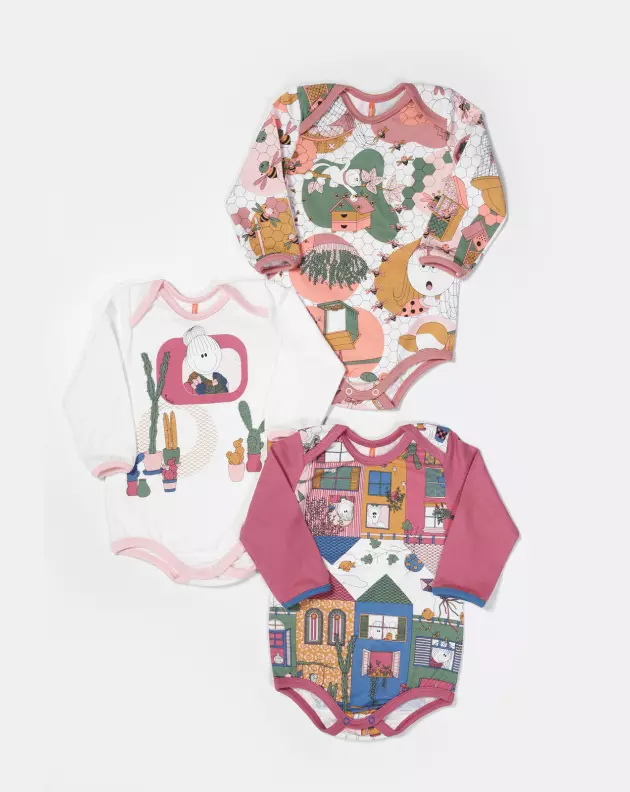 Kit body manga longa    
