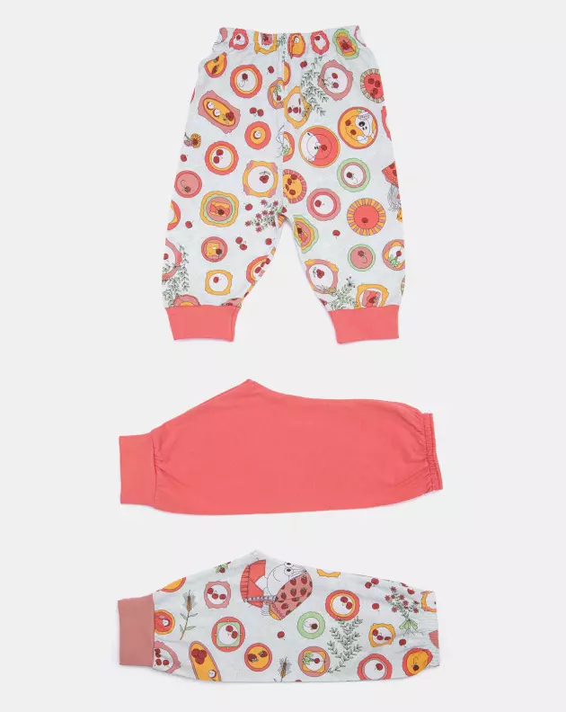 Loja de Pijama | Kit mijão longo Bebê Menina Estampado 