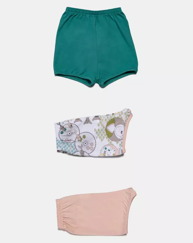 Kit Mijão Feminino Bebê Curto