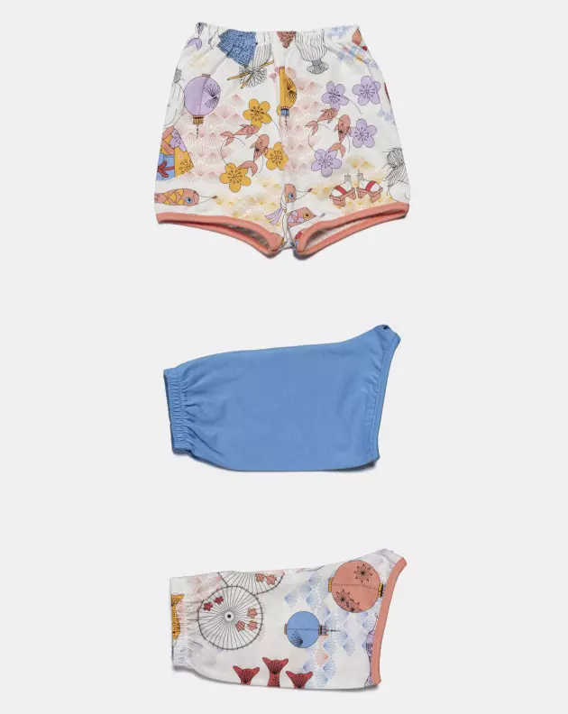 Kit Mijão Feminino Bebê Curto