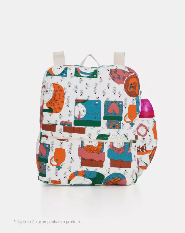 Mochila Sonhart Infantil Feminina Estampa Personagens