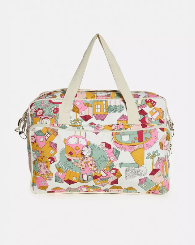 Bolsa Feminina Bebe Estampada Viagem