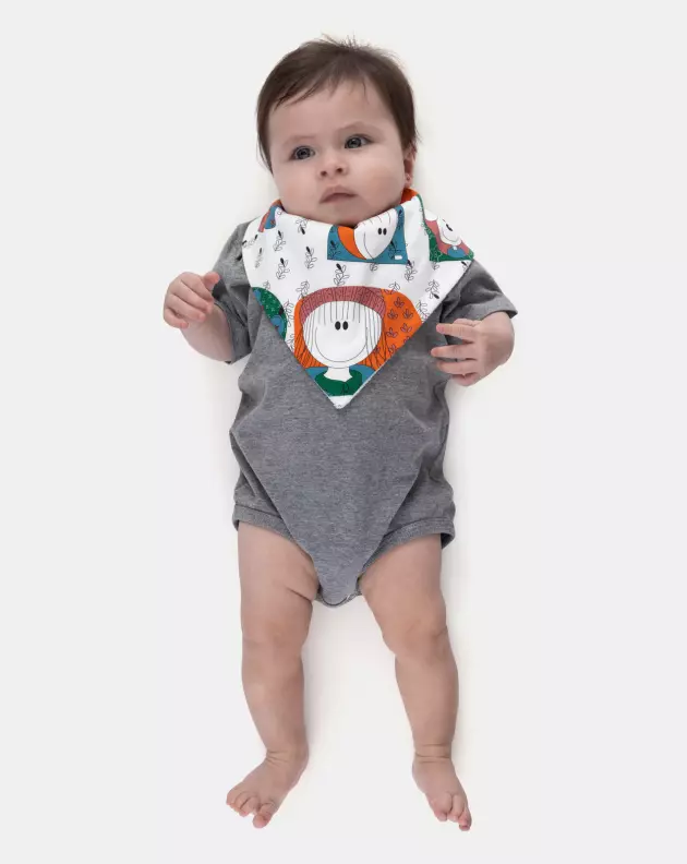 Babador Para Bebê Menina Sonhart Atoalhado Estampado