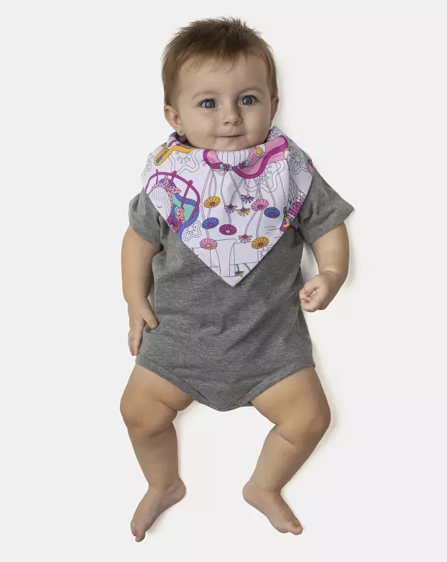 Babador Feminino Bebê