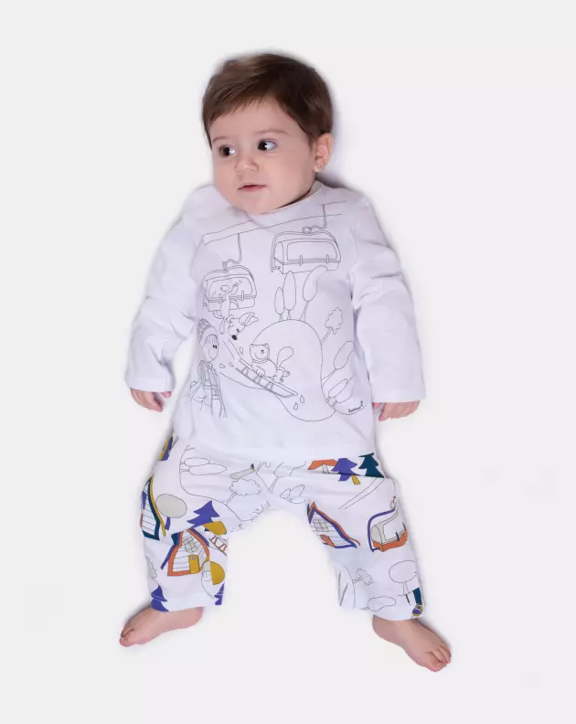 Pijama Manga Longa e Calça