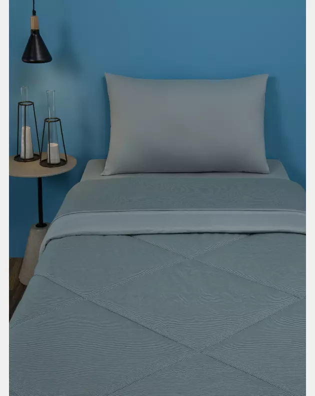 Jogo de Lençol Queen Unissex Listrado