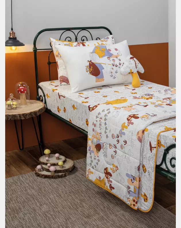Lençol Elástico com Fronhas Casal
