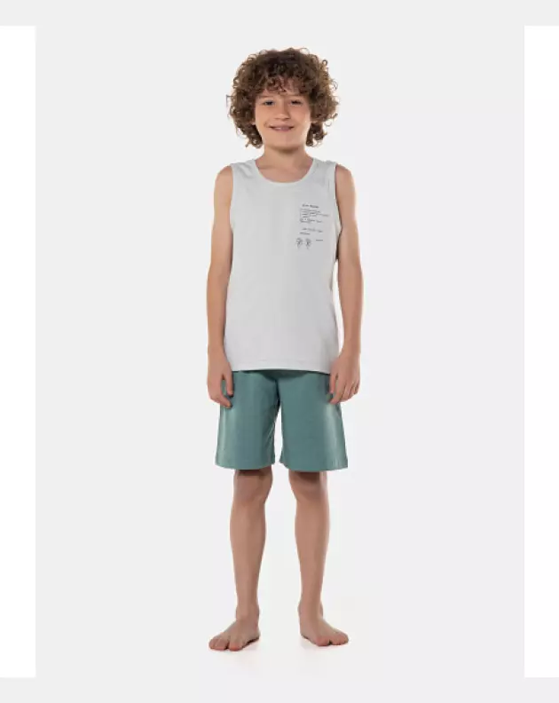 Pijama regata e bermuda      