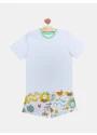 Conjunto de Pijama Masculino Adulto Manga Curta e Short