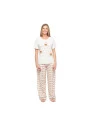 Loja de Pijama Online | Pijama Sonhart Feminino clássico manga curta e calça Floral