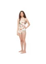 Pijama Curto Sonhart Feminino regata Média e short Cavado