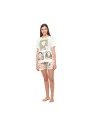 Pijama Feminino Sonhart  manga curta e short Estampado