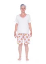 HOMEWEAR FEMININO SONHART MANGA CURTA E BERMUDA FLORAL