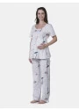 Pijama gestante Sonhart manga curta e calça