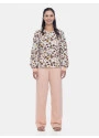 Loja Sonhart Oficial | Pijama Feminino Blusa Manga Longa Floral e Calça Rosa 