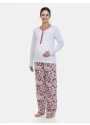 Pijama Gestante Longo Amamentação