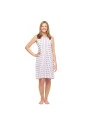 Pijama camisola Sonhart Feminina regata Larga clássica Floral 