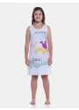 Pijama Sonhart | Camisola Feminina regata Média Estampa Pat