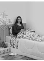 Manta Abraço Saco de Dormir Feminino  Adulto Estampada