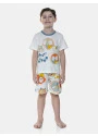Conjunto de Pijama Infantil Masculino  Curto e Bermuda Bill e Jim