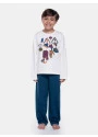 Pijama Longo Infantil Masculino Estampa Personagens 