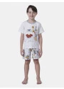 Conjunto de Pijama Masculino Infantil manga curta e bermuda Jim