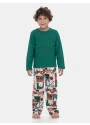 Pijama Infantil Masculino Longo Com Calça Estampa Bill