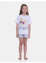 Pijama Infantil Feminino Curto Pat Annie e Nina