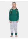 Pijama Sonhart Feminino Infantil Manga Longa e Calça Estampada