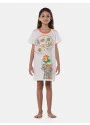 Camisão Feminino Infantil manga curta Pat Sonhart