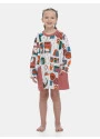 Pijama Infantil Feminino Camisão Manga Longa Pat e Annie