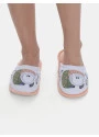 Pantufa Feminina Fechada Infantil Estampa Pat