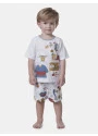 Conjunto de Pijama Infantil Masculino Curto Estampa Jim
