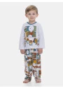 Pijama Infantil Masculino Manga Longa e Calça