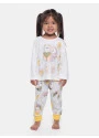 Pijama Infantil Feminino Manga Longa e Calça Pat e Annie