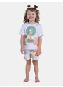Pijama Sonhart Infantil Feminino Manga Curta e Short