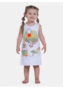 Sonhart Pijama | Camisola Regata Infantil Menina Pat e Jim