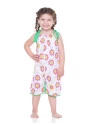 PIJAMA MACACÃO ALÇA FEMININO INFANTIL