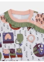 Tic-Tac Pijama Macacão Feminino Infantil Manga Longa Tic-Tac Annie e Ted